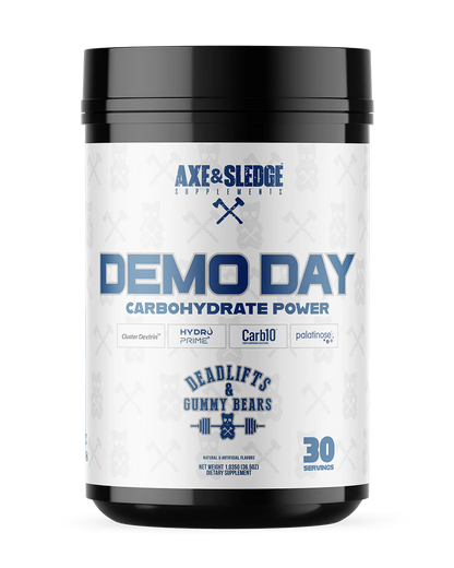 DEMO DAY // CARBOHYDRATE POWER - AXE & SLEDGE SUPPLEMENTS