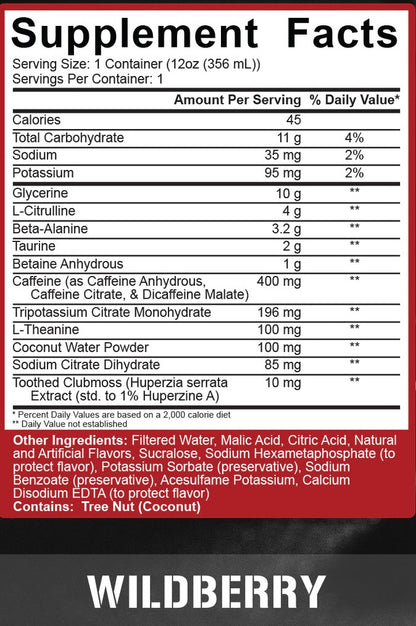 KILL IT RTD Pre-Workout - 5% Nutrition