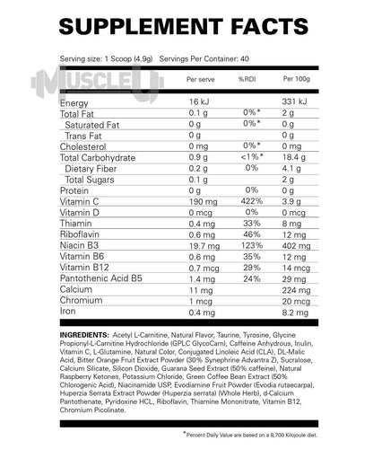Oxyshred Hardcore - EHP Labs - Prime Sports Nutrition