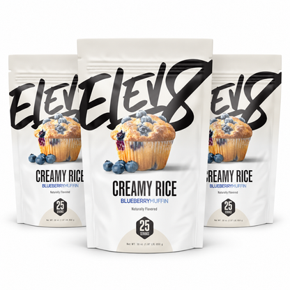 Elev8 Creamy Rice 3-Pack - Blueberry Muffin