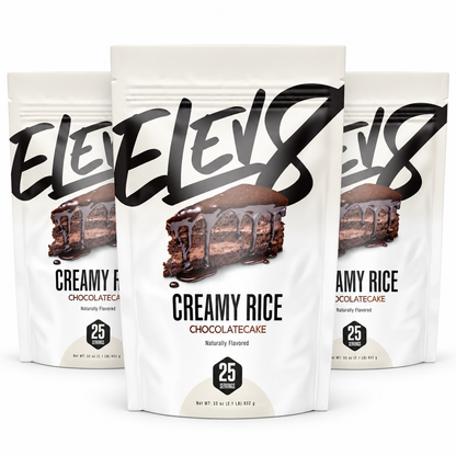 Elev8 Creamy Rice 3-Pack - Chocolate Cake