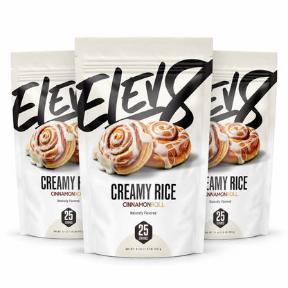 Elev8 Creamy Rice 3-Pack - Cinamon Roll