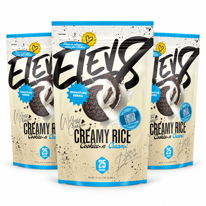 Elev8 Creamy Rice 3-Pack - Cookies & Cream Pie