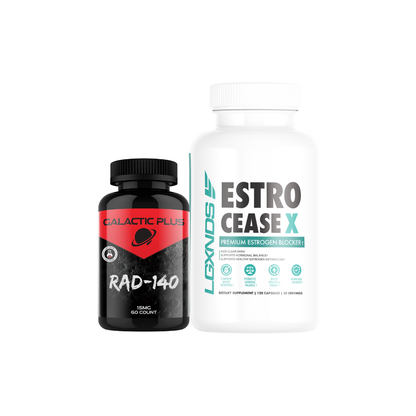 EstroCease X: Premium Estrogen Blocker + Rad 140 Bundle - Galactic Plus // Lgxnds
