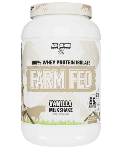 FARM FED 100% WHEY PROTEIN ISOLATE-AXE & SLEDGE