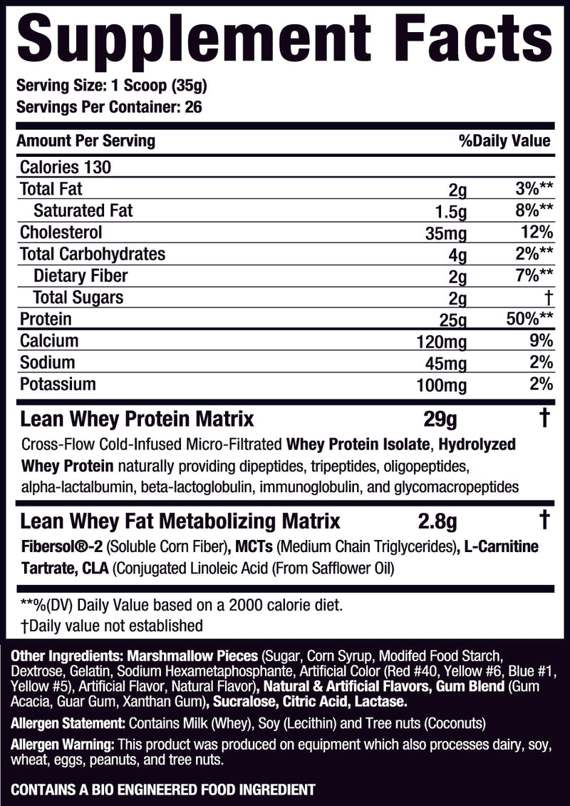 Lean Whey Protein - Musclesport