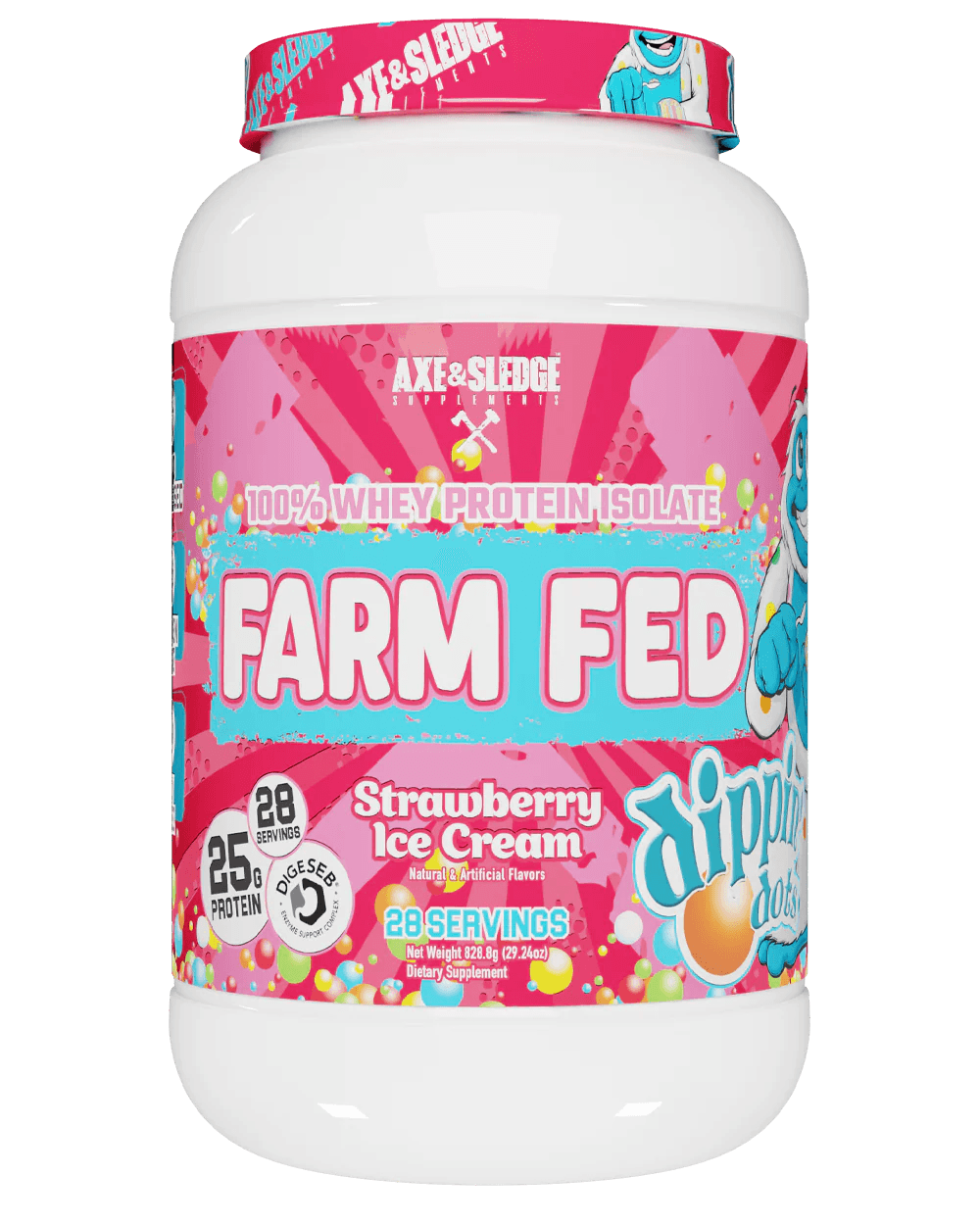 FARM FED 100% WHEY PROTEIN ISOLATE-AXE & SLEDGE