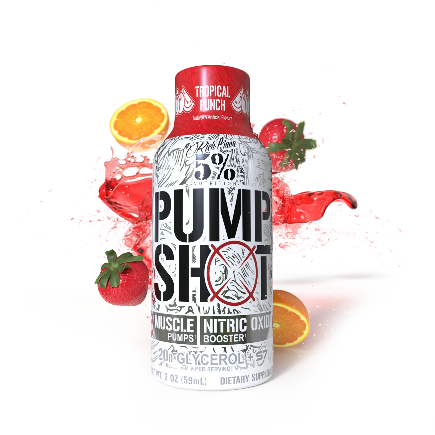 Pump shot nitric oxide booster - 5% Nutrition