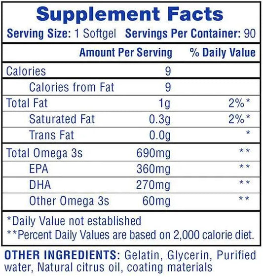 Fish Oil - Hi-Tech Pharmaceuticals