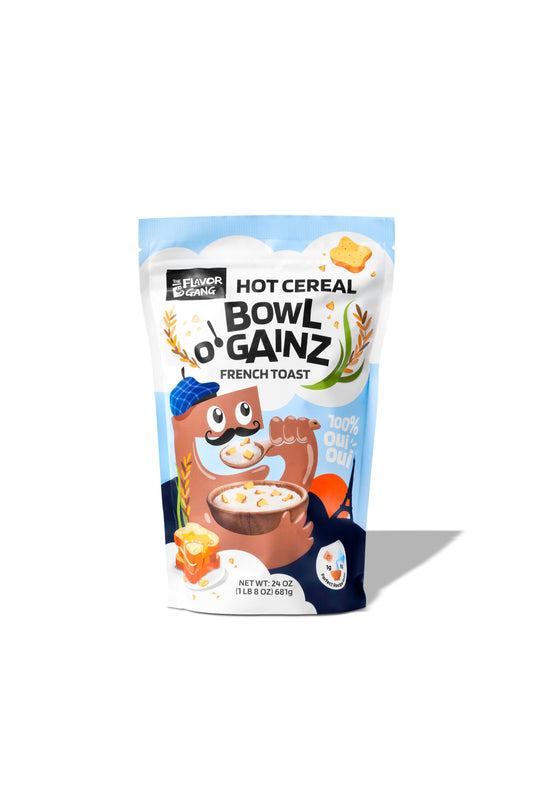 Bowl Gainz Hot Cereal – 24 oz - The Flavor Gang