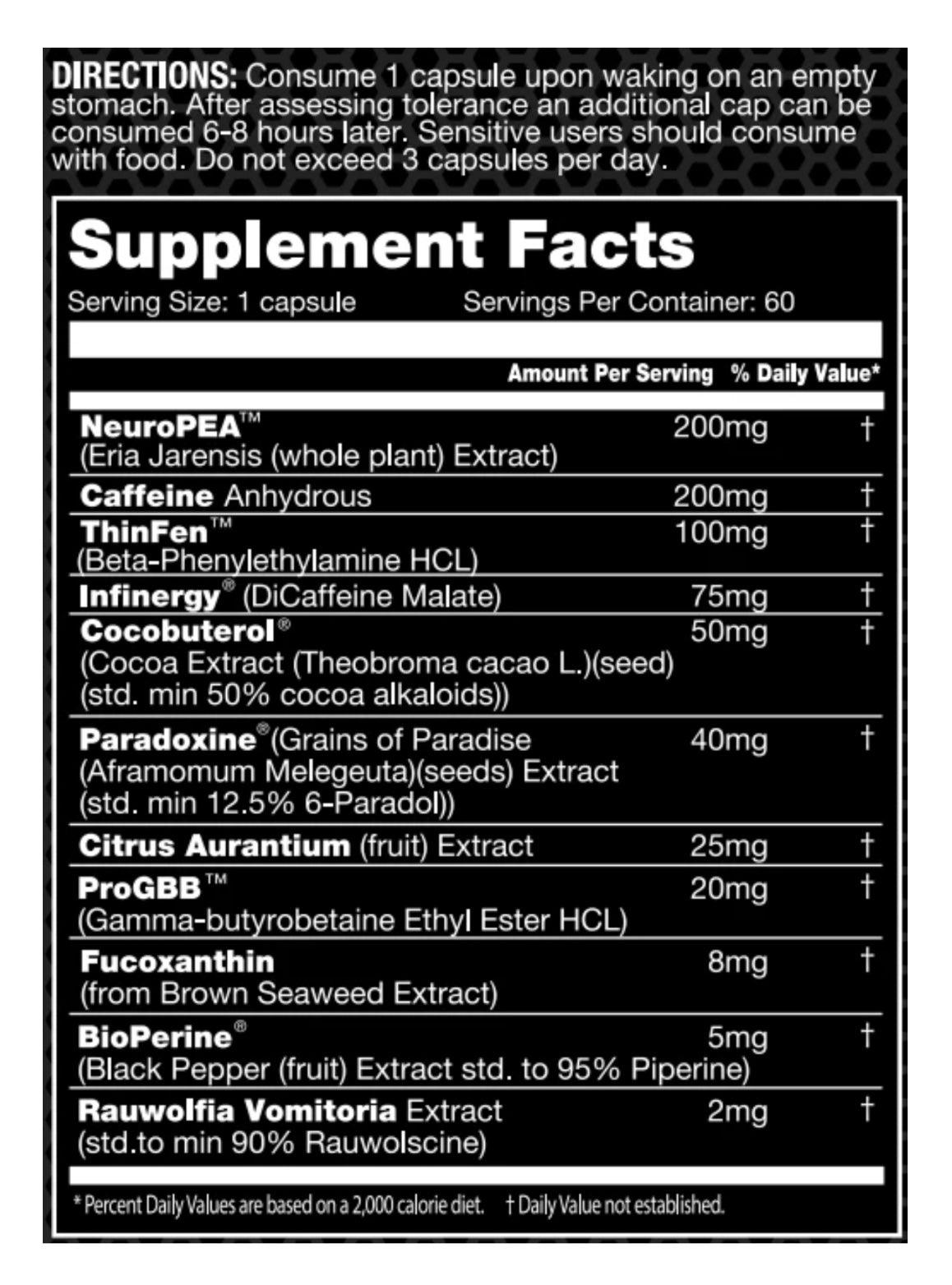 Oxy Max Thermogenic Fat Burner - Performax Labs