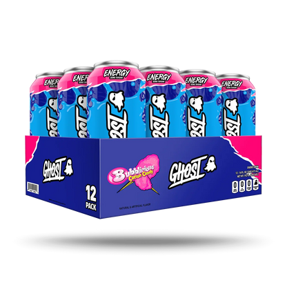 GHOST Energy Bubblicious Cotton Candy 12-Pack Case