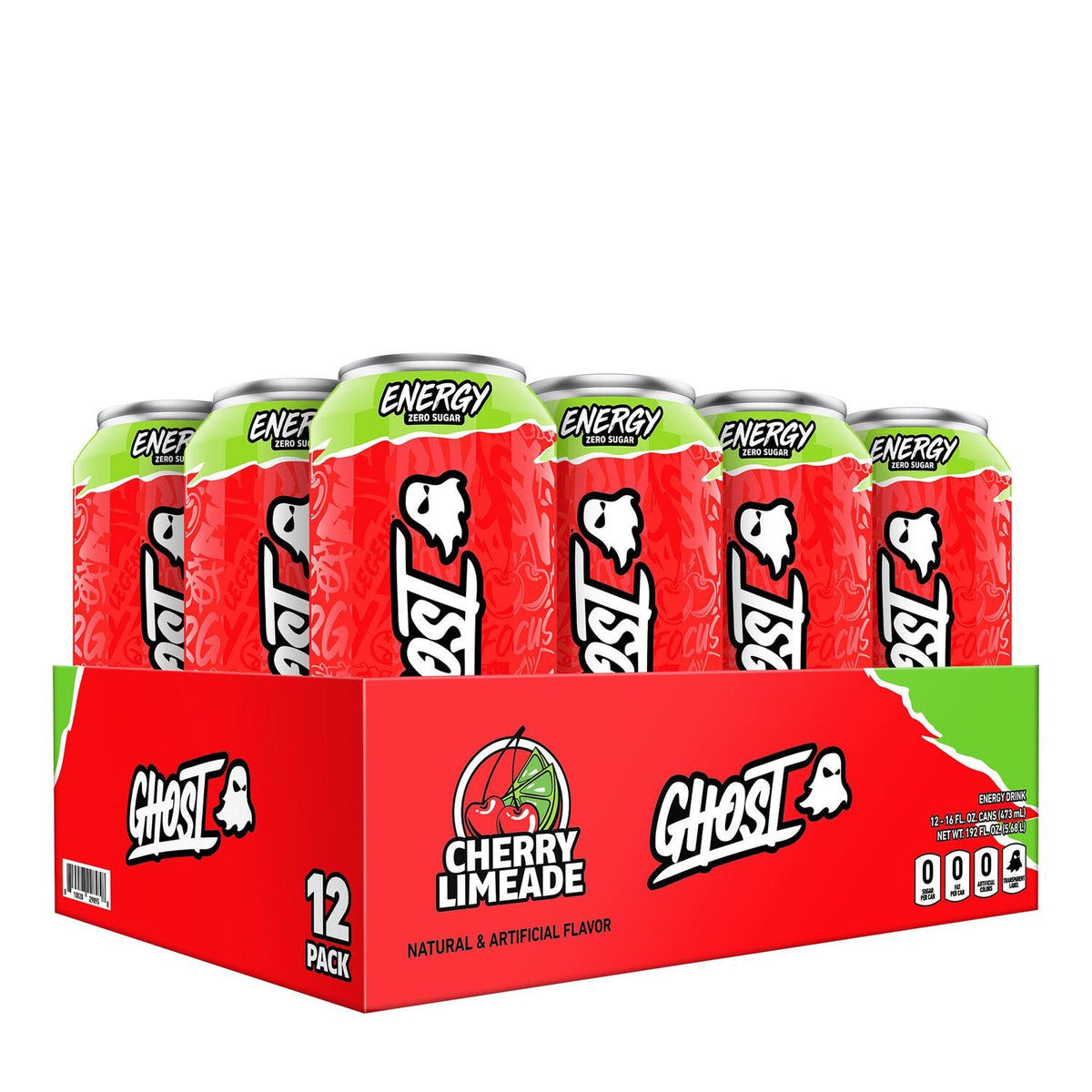 GHOST Energy Cherry Limeade 12-Pack Case