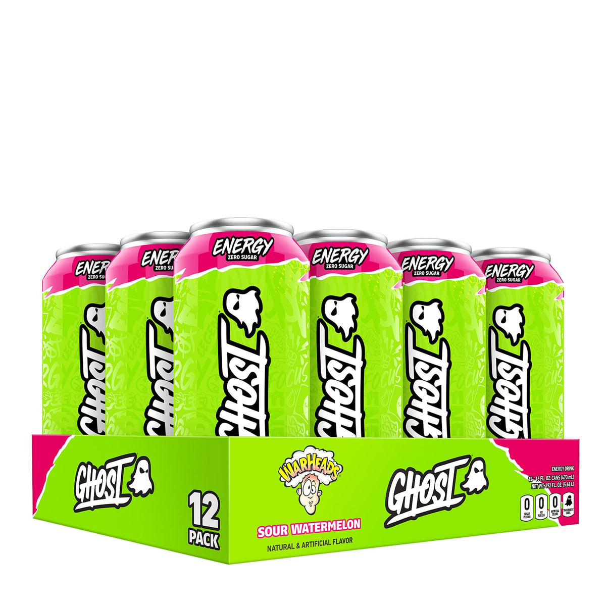 GHOST Energy Watermelon Sour 12-Pack Case