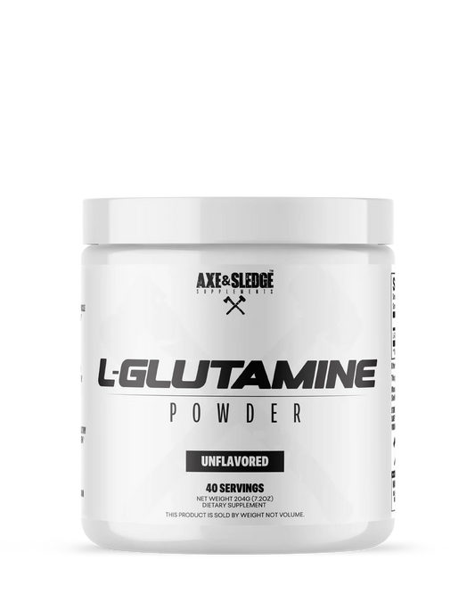 GLUTAMINE // MUSCLE RECOVERY & REPAIR - AXE & SLEDGE SUPPLEMENTS
