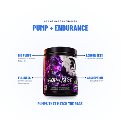 God of Rage Extreme Pre Work-Out - Centurion Labz