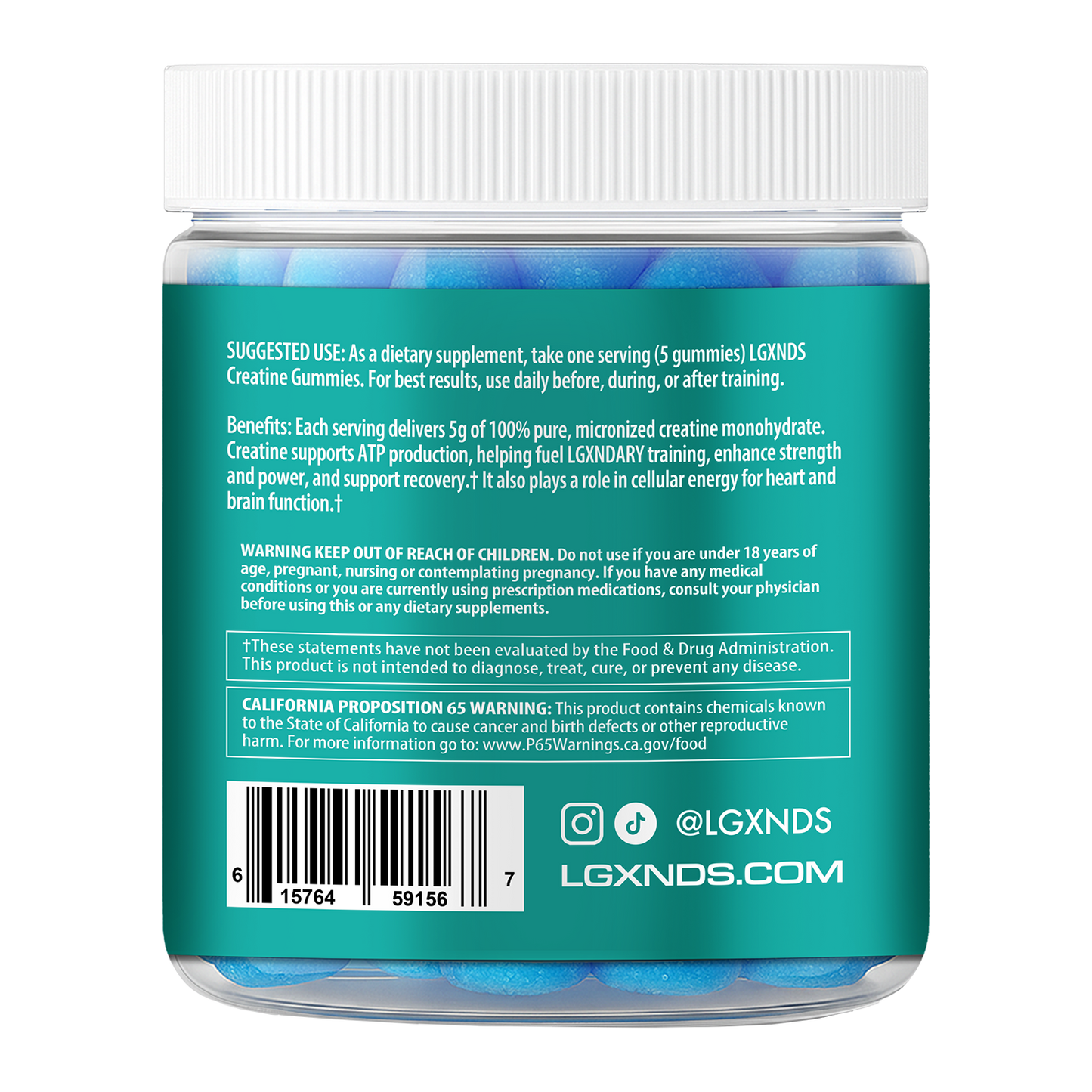 Creatine Monohydrate Gummies - LGXNDS