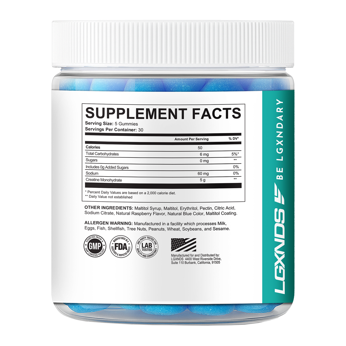 Creatine Monohydrate Gummies - LGXNDS