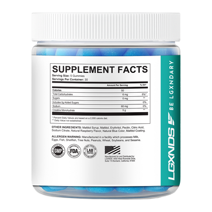 Creatine Monohydrate Gummies - LGXNDS