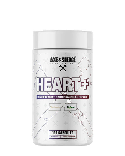 HEART+ // SUPPORTS HEART HEALTH - AXE & SLEDGE SUPPLEMENTS