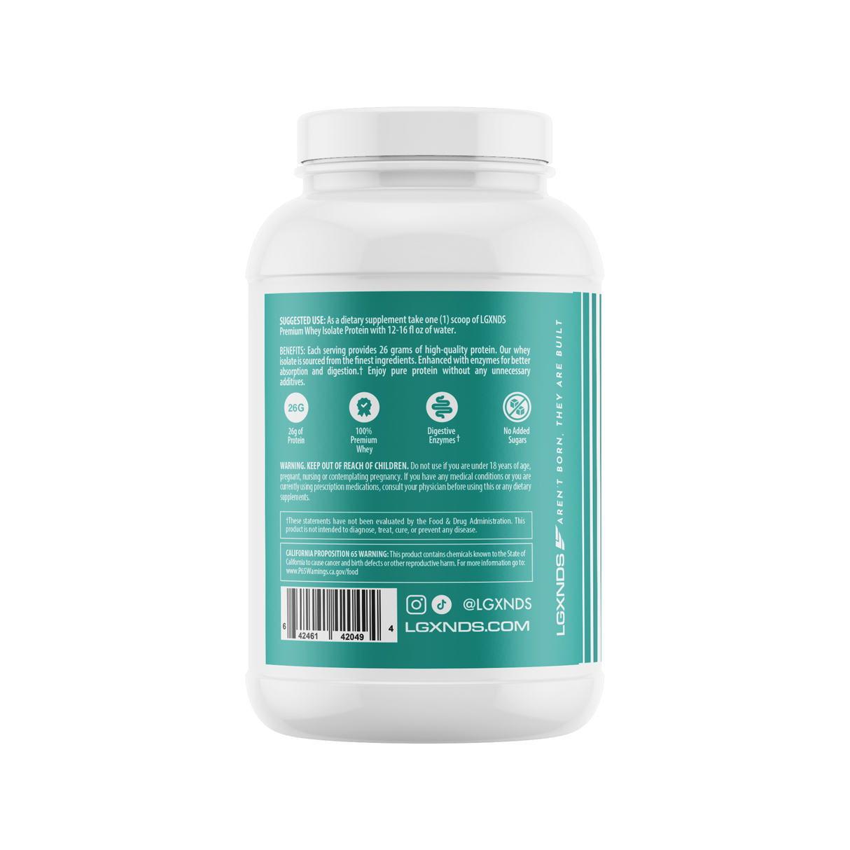 Premium Whey Isolate Protein - LGXNDS