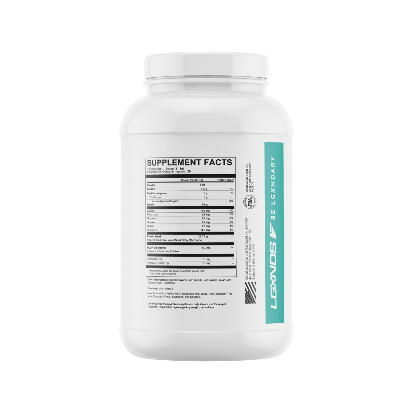 Premium Whey Isolate Protein - LGXNDS