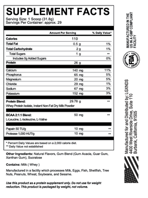 Premium Whey Isolate Protein - LGXNDS