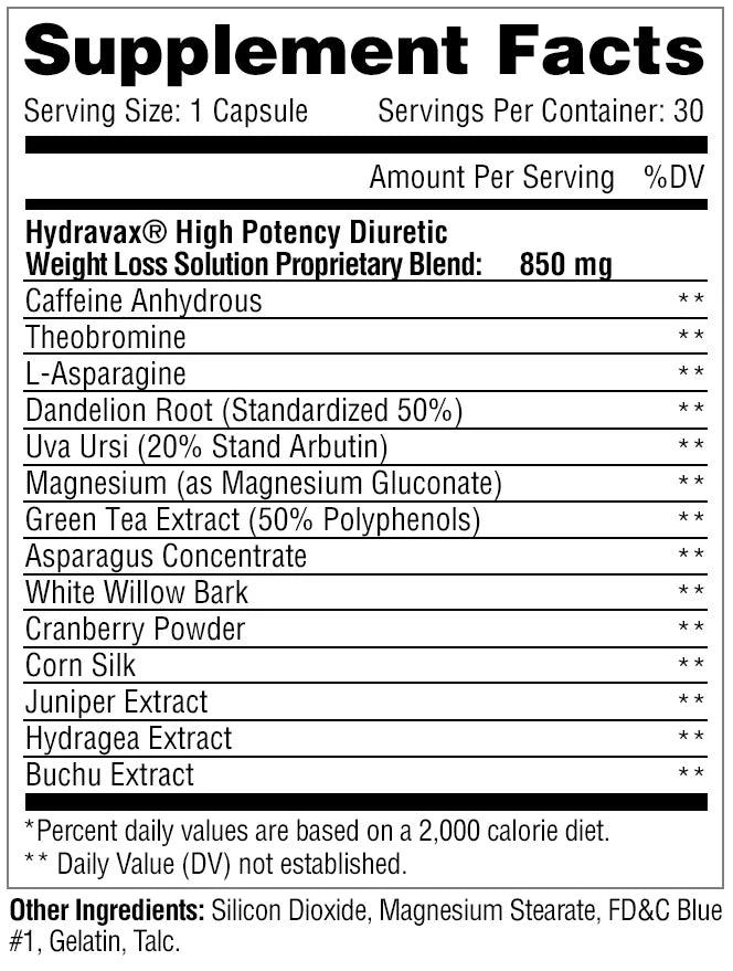 HYDRAVAX - Metabolic Nutrition