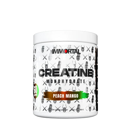 I Am Immortal Creatine Monohydrate Peach Mango tub front