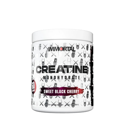 I Am Immortal Creatine Monohydrate Sweet Black Cherry tub front