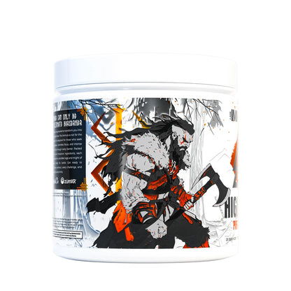 I Am Immortal High Stim Pre-Workout Berserker Strawberry Mango back