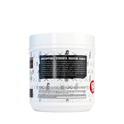 I Am Immortal Creatine Monohydrate Unflavored tub supplement facts