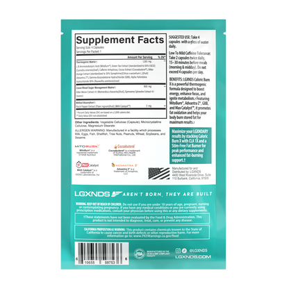 Caloric Burn X Fat Burner Sample Packet - LGXNDS
