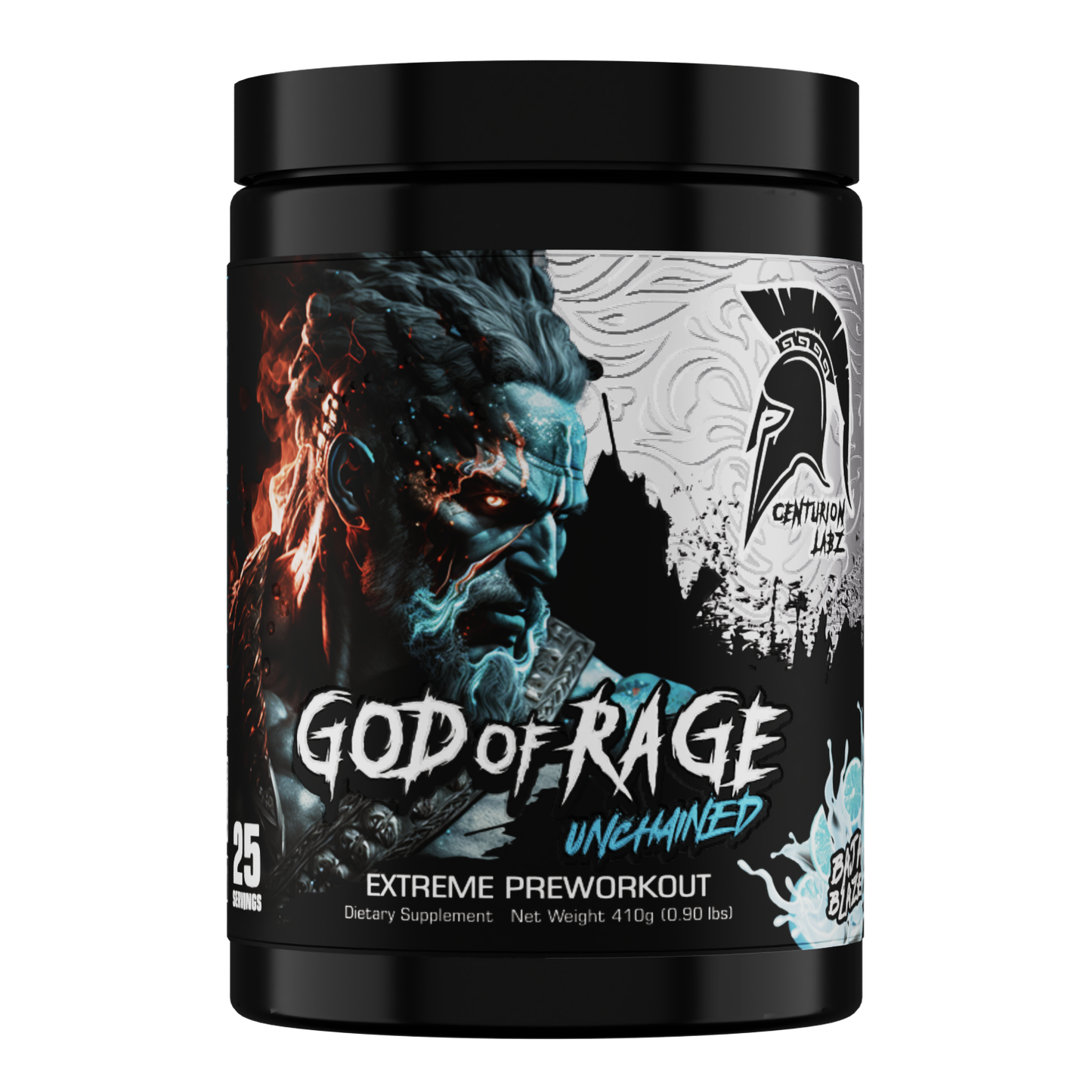 God of Rage Extreme Pre Work-Out - Centurion Labz
