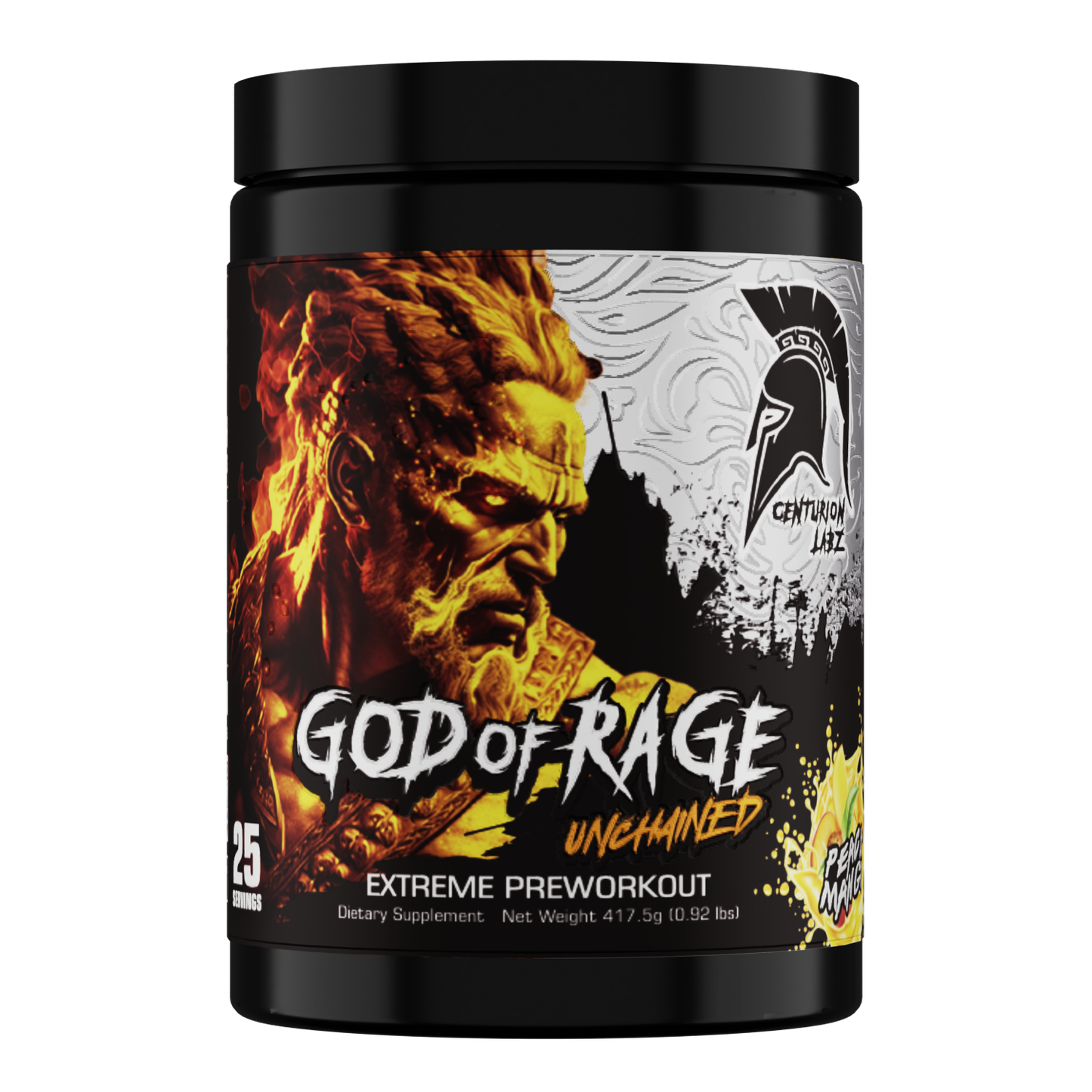 God of Rage Extreme Pre Work-Out - Centurion Labz