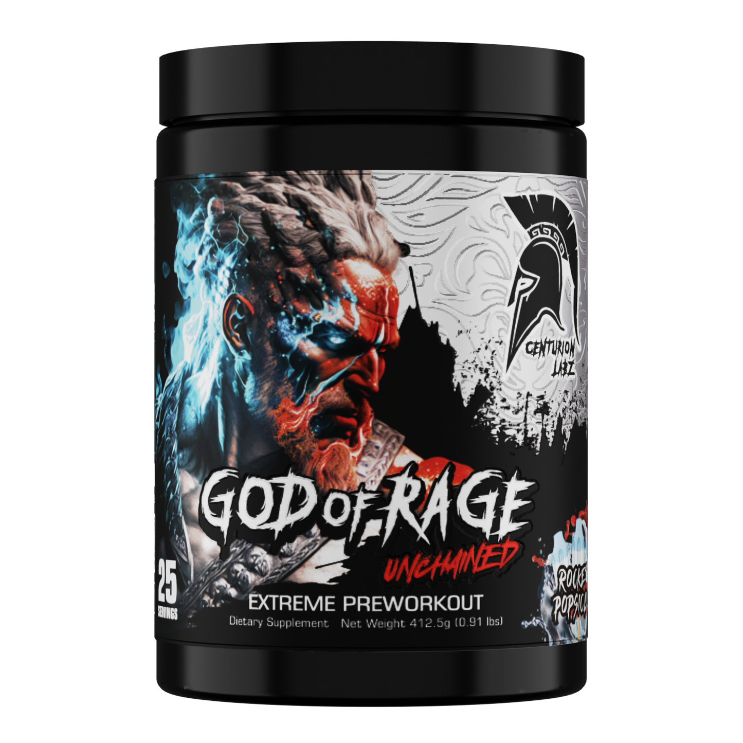 God of Rage Extreme Pre Work-Out - Centurion Labz