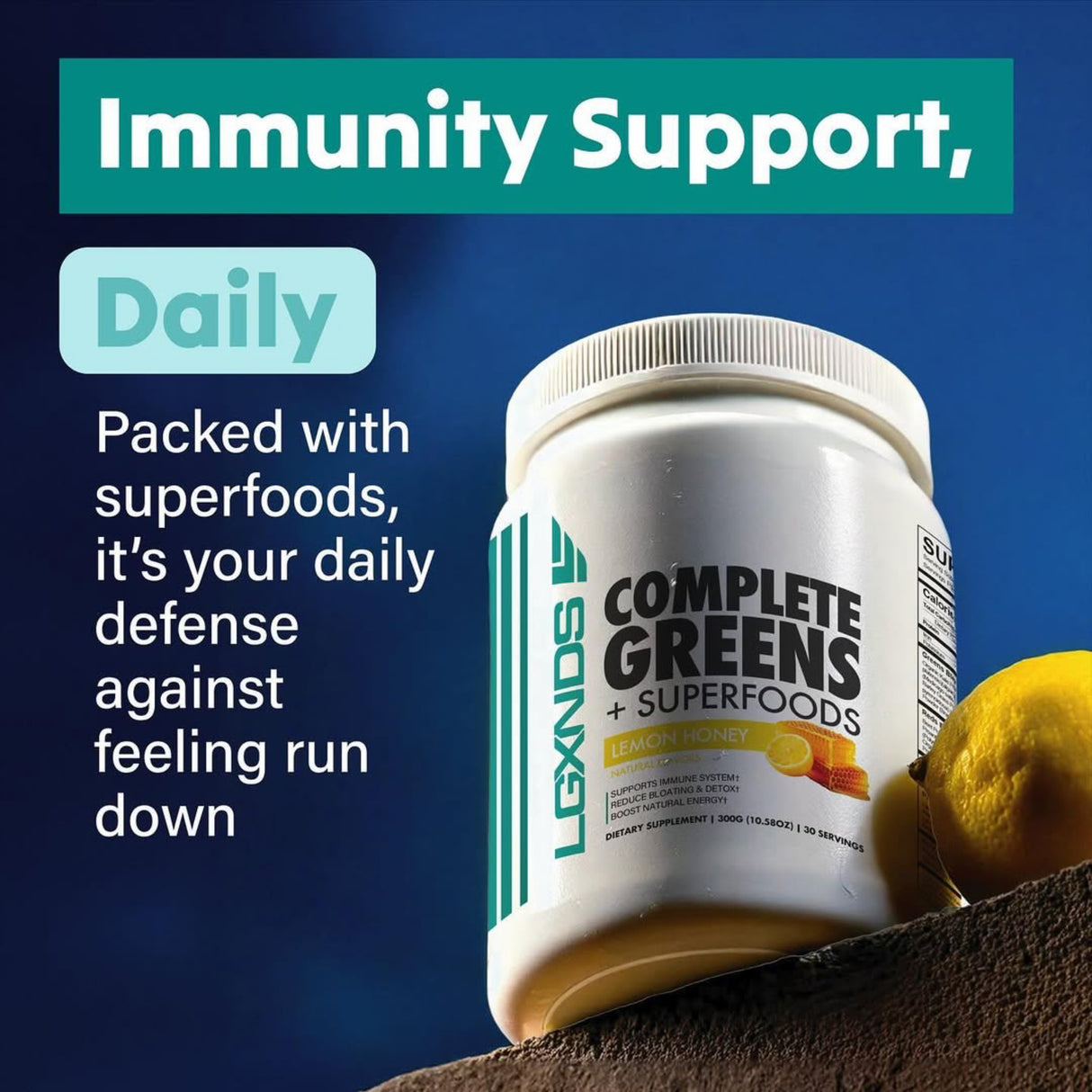 Complete Greens + Superfoods Powder - LGXNDS