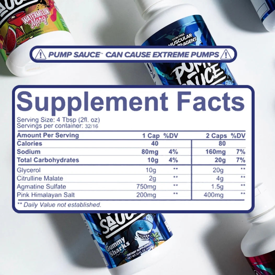 Liquid Preworkout - Pump Sauce
