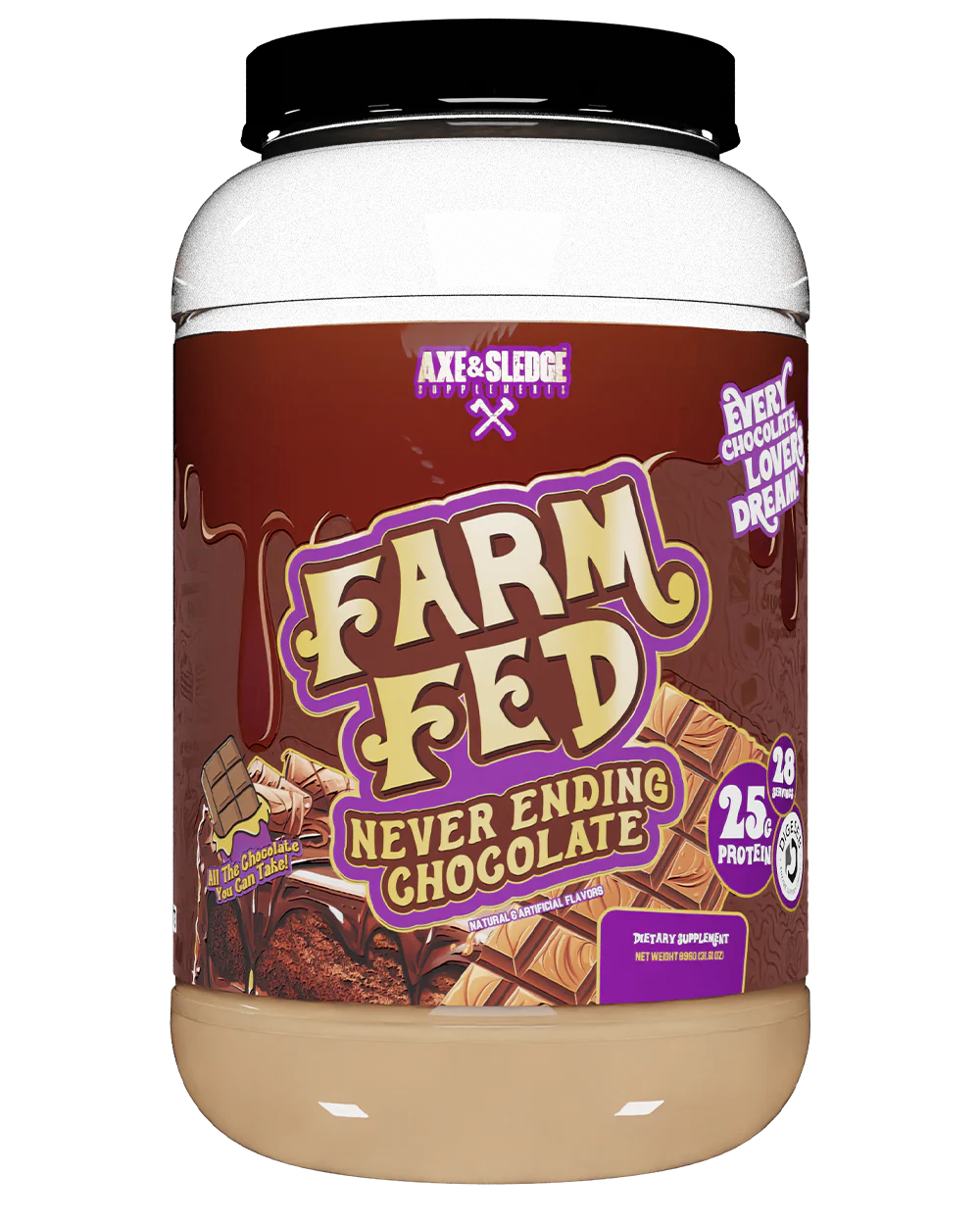 FARM FED 100% WHEY PROTEIN ISOLATE-AXE & SLEDGE