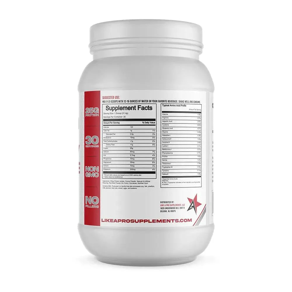 100% Whey Protein Isolate - Like A Pro