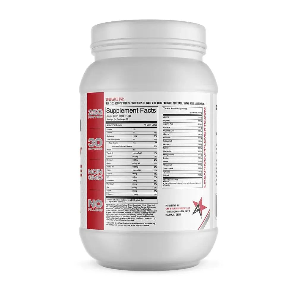 100% Whey Protein Isolate - Like A Pro