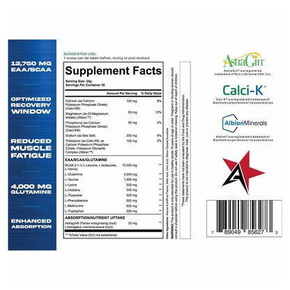BCAA + EAA Hydration + Electrolytes - Like A Pro Supplements