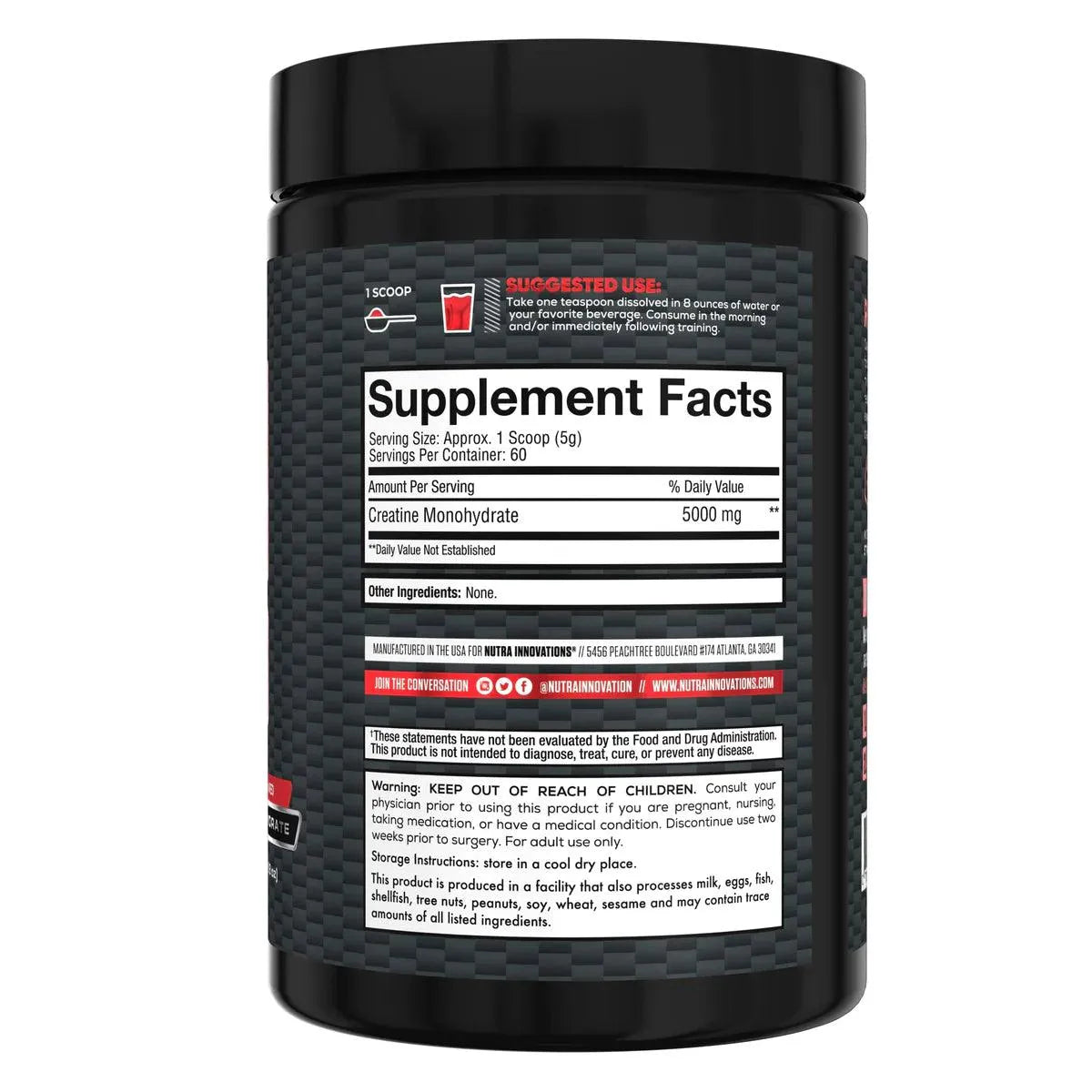 Creatine Monohydrate - Nutra Innovations