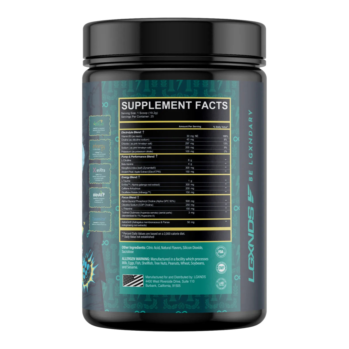 Decipher High Stim Pre-workout, LGXNDS