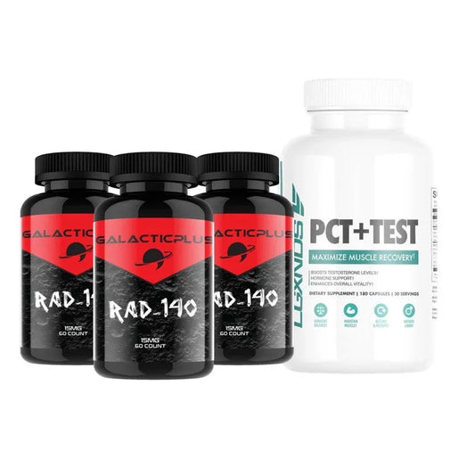 GALACTIC PLUS Rad140 Trio &  Lgxnds PCT+Test