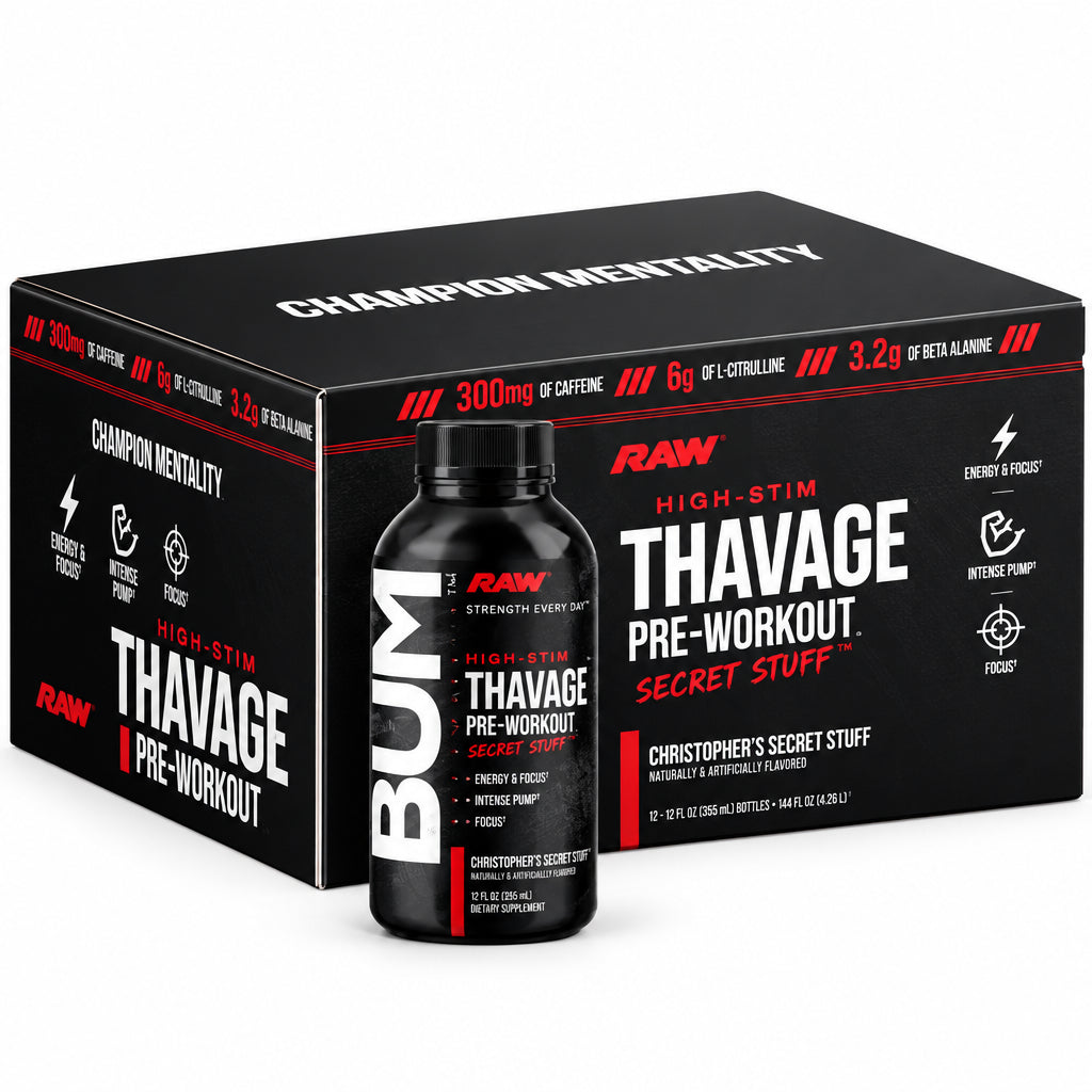 Thavage Preworkout RTD - Raw Nutrition