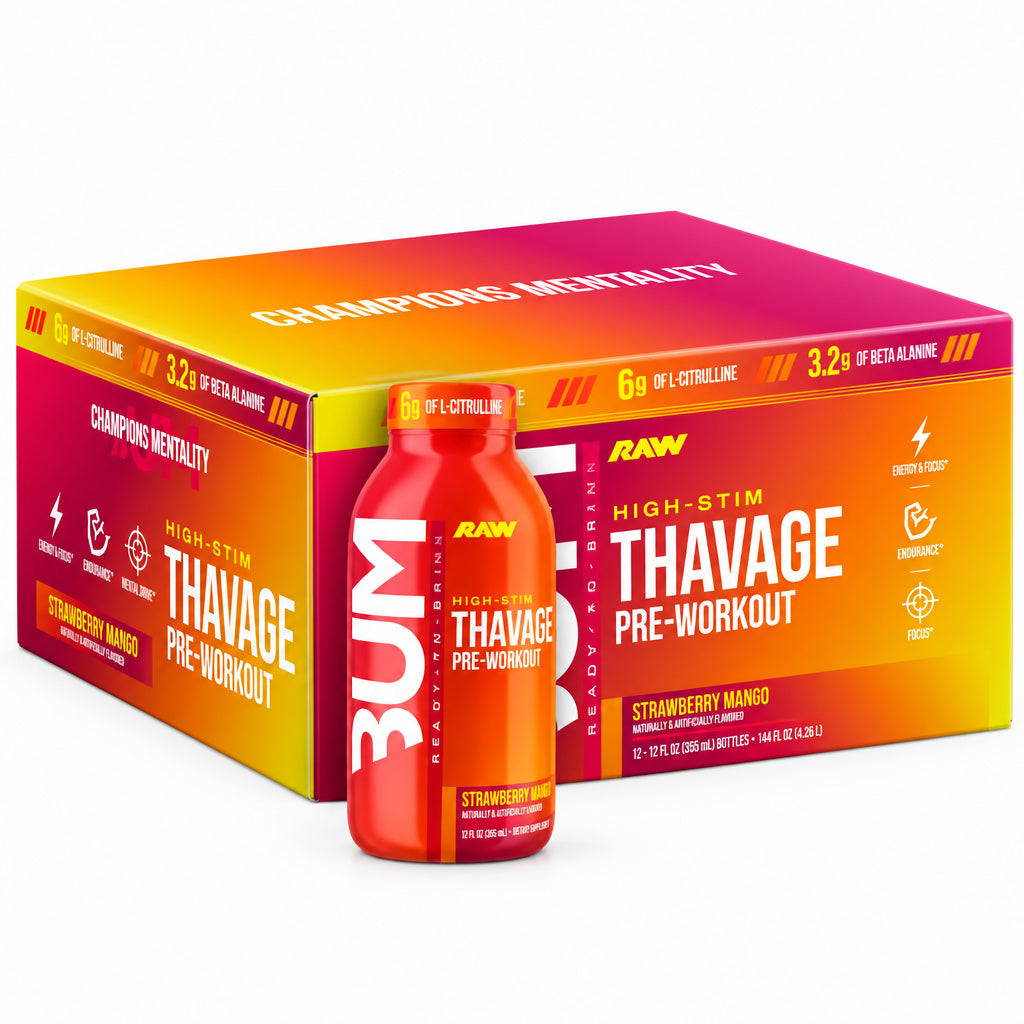 Thavage Preworkout RTD - Raw Nutrition