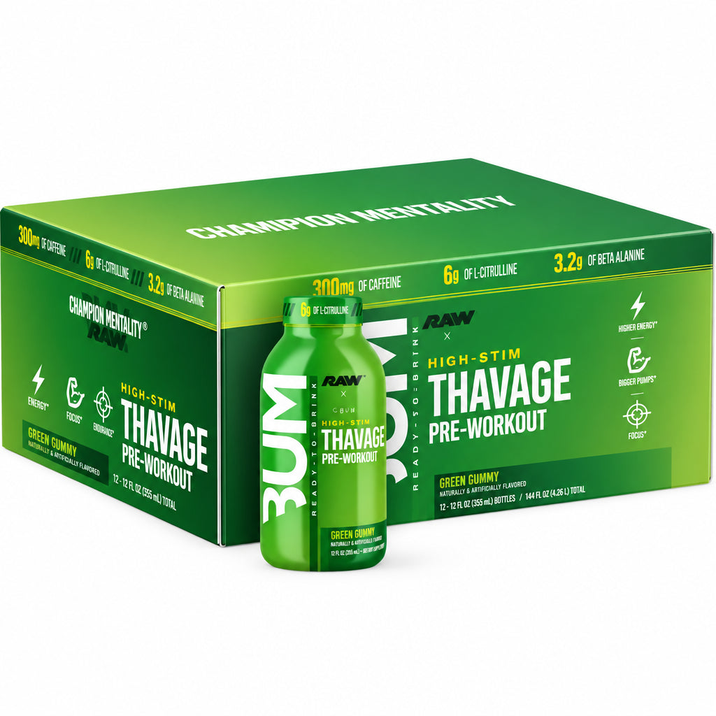Thavage Preworkout RTD - Raw Nutrition