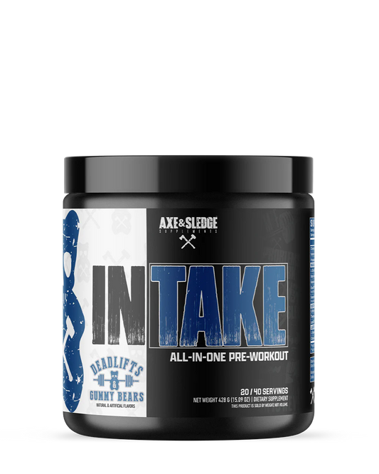 INTAKE // ALL-IN-ONE PRE-WORKOUT - AXE & SLEDGE SUPPLEMENTS