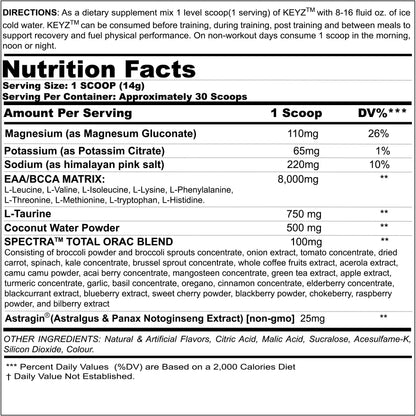 Keyz Aminos -Black Magic - Prime Sports Nutrition
